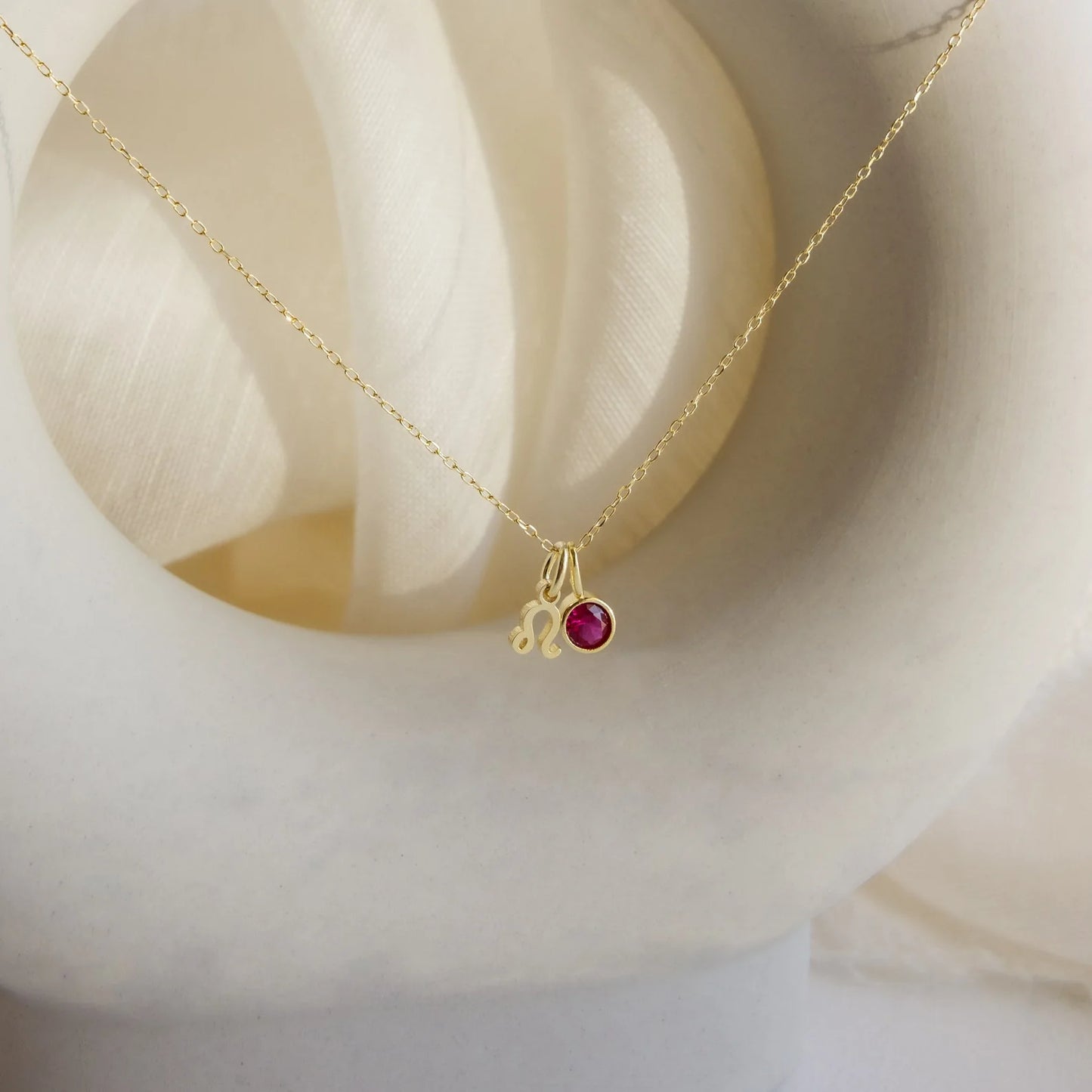 Valina - Zodiac/Birthstone Necklace