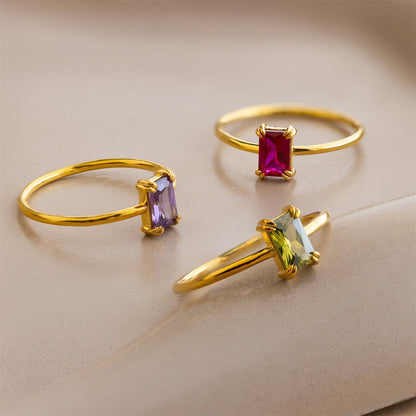 Valina- Birthstone Ring